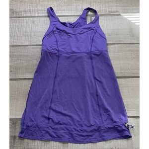 Lululemon Run Ta Ta Topper  Purple Moisture-wicking Luxtreme Silverescent 4/6 ?‎